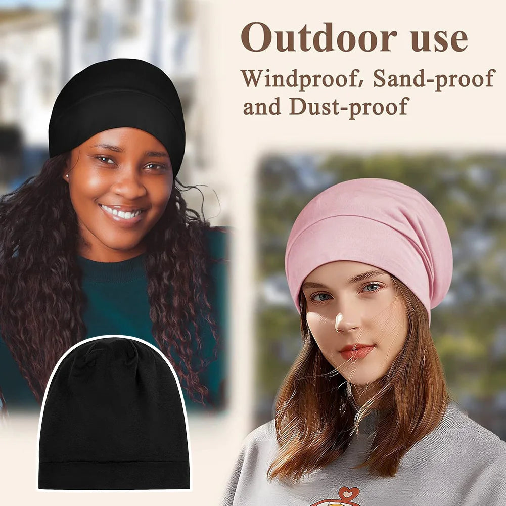 Satin Sleep Bonnet – Adjustable Hair Cap for Women