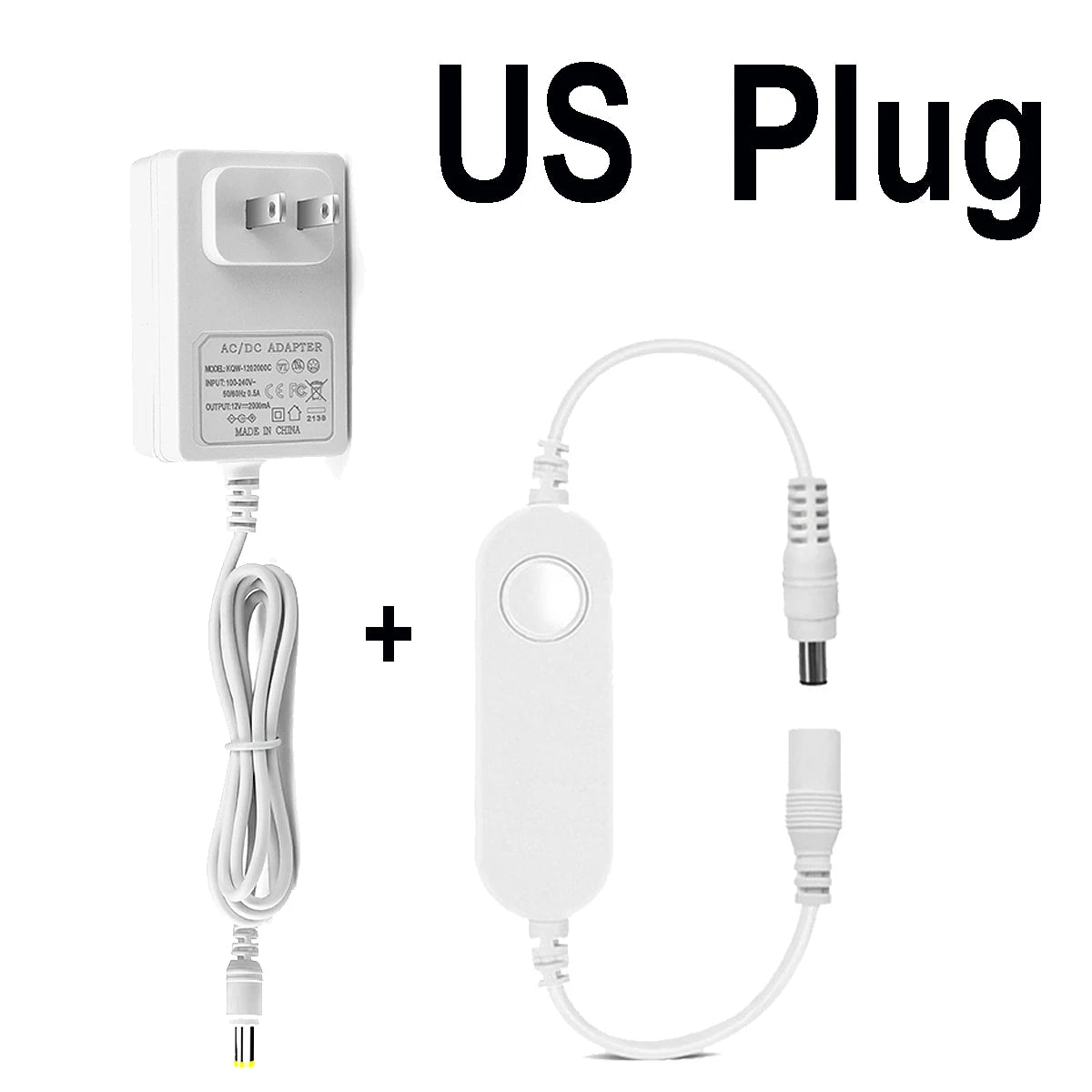 LED Lighting Transformer DC 12V/24V 2A 3A Supply Power Adapter with Tuya WIFI Monochrome Controller for LED Strip 5050 2835 COB Oasis Select US Plug 24v 2A