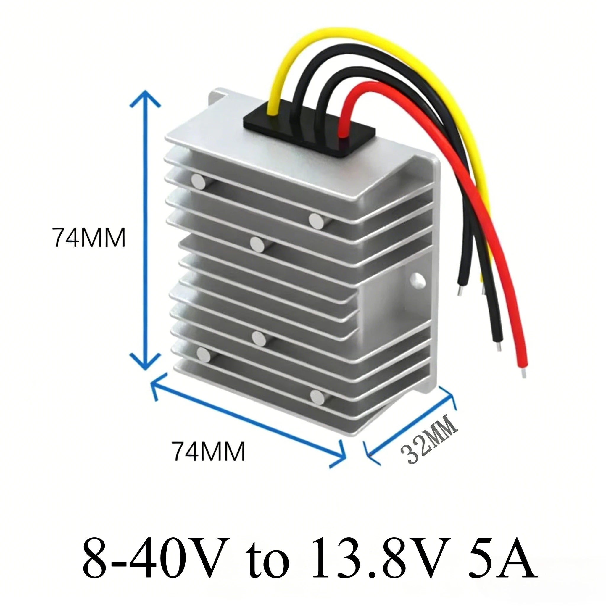 8-40V 12V 24V 36V to 13.8V 12V 30A-1A Voltage Stabilizer Regulator Automatic Buck Step-down Power Module DC Boost Converter Oasis Select 8-40V to 13.8V 5A