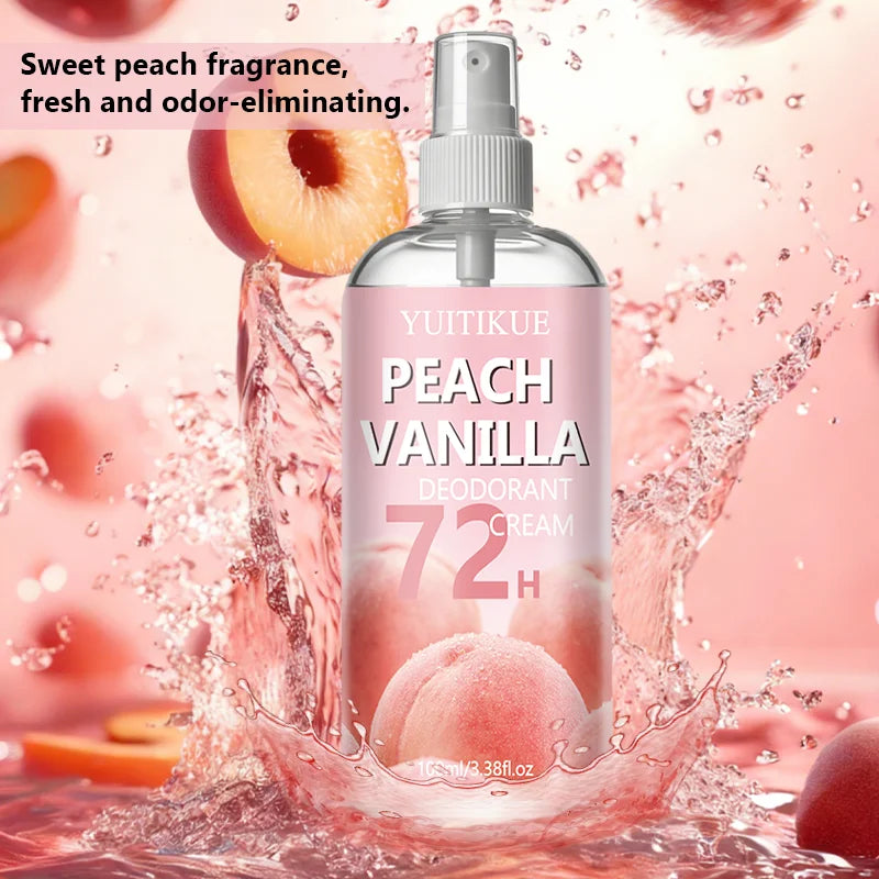 YUITIKUE Peach Vanilla Shoe Odor Eliminator Spray 100ml