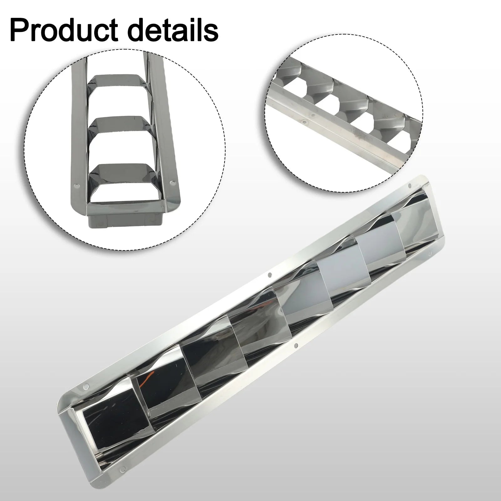 427mm Air Vent Boat Air Vent Boat Cabins Enhance Ventilation High-quality AISI Stainless Steel Maximum Airflow Oasis Select