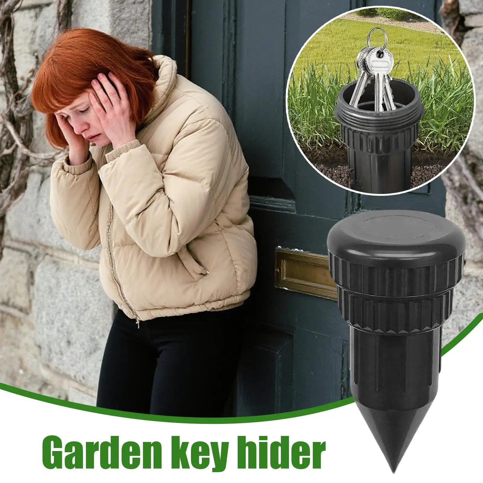 Key Hider Hider a Key Outside Safe Waterproof Storage Holder for Family Garage Home Travel House Dorm Beach Treasure Hunt Oasis Select