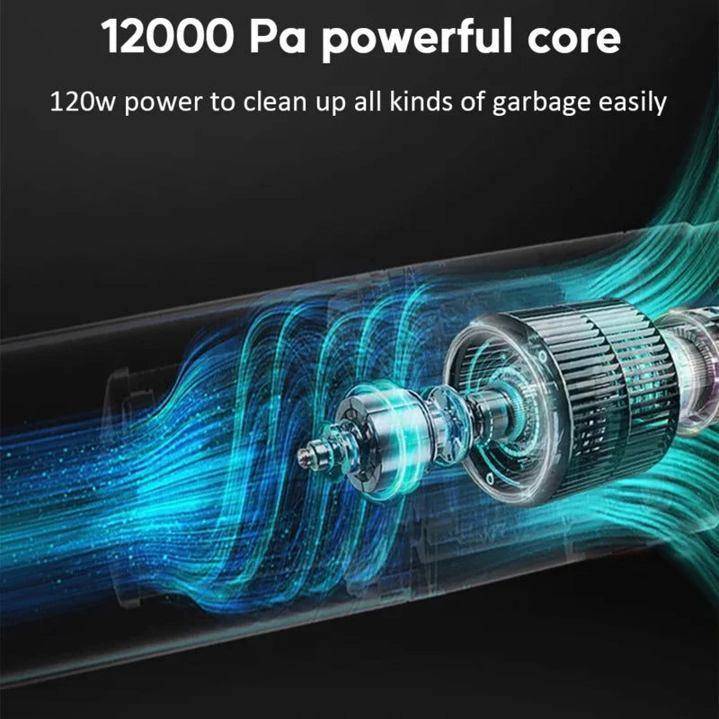 Pet Electric Cleaner Cat Hair Cleaning Vacuum Cordless 12000Pa Suction Portable For Dog Hair Carpet Remove Hand-held Cleaning Oasis Select