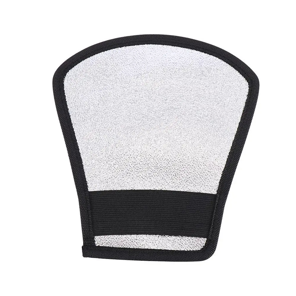 2-in-1 Silver/White Camera Flash Diffuser Double-sided Flash Softbox Photo Light Reflector For Cameras difusor flash Oasis Select