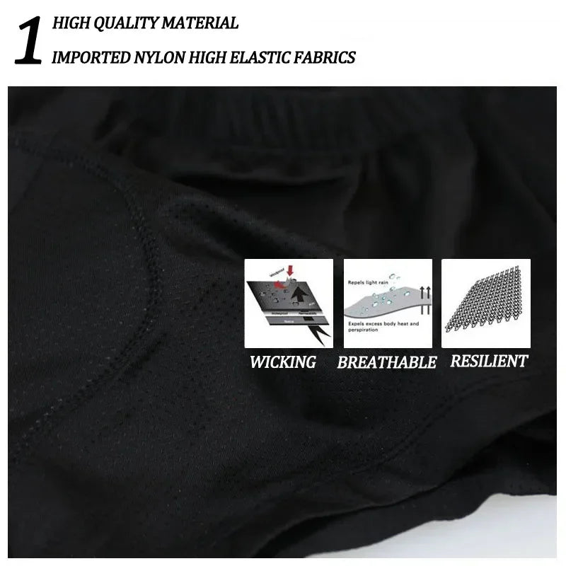 X-Tiger Cycling Shorts Breathable Mesh Shockproof Cycling Underwear 5D Pro Thickened Gel Pad Cycling Shorts Oasis Select