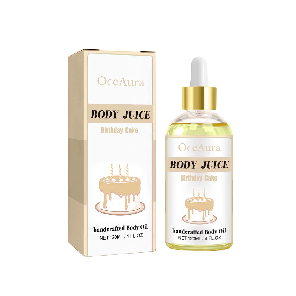 OceAura Sweet Fragrance Body Oil – Moisturizing & Nourishing Moisturizing Body Oil Oasis Select Birthday cake