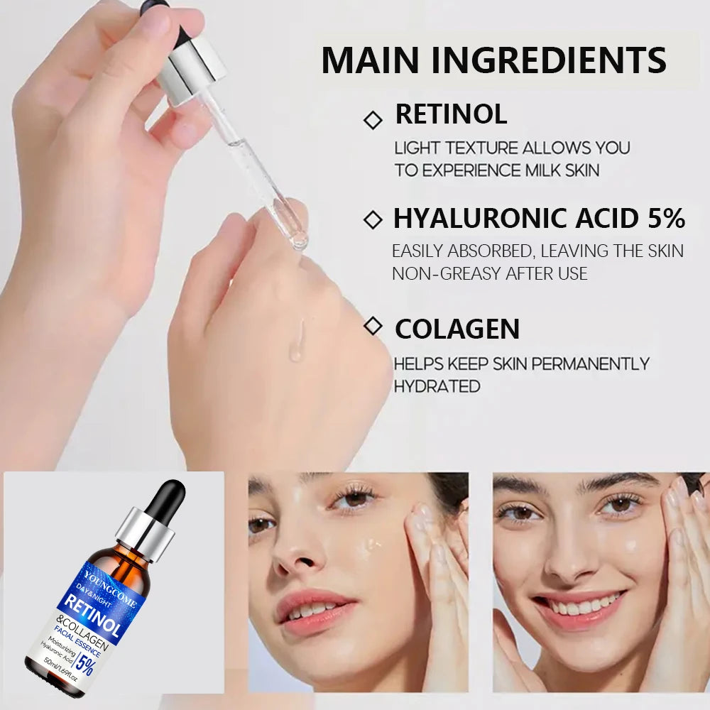 YOUNGCOME Retinol Serum & Cream Set – Hydrating Skincare Duo Retinol Skincare Set Oasis Select