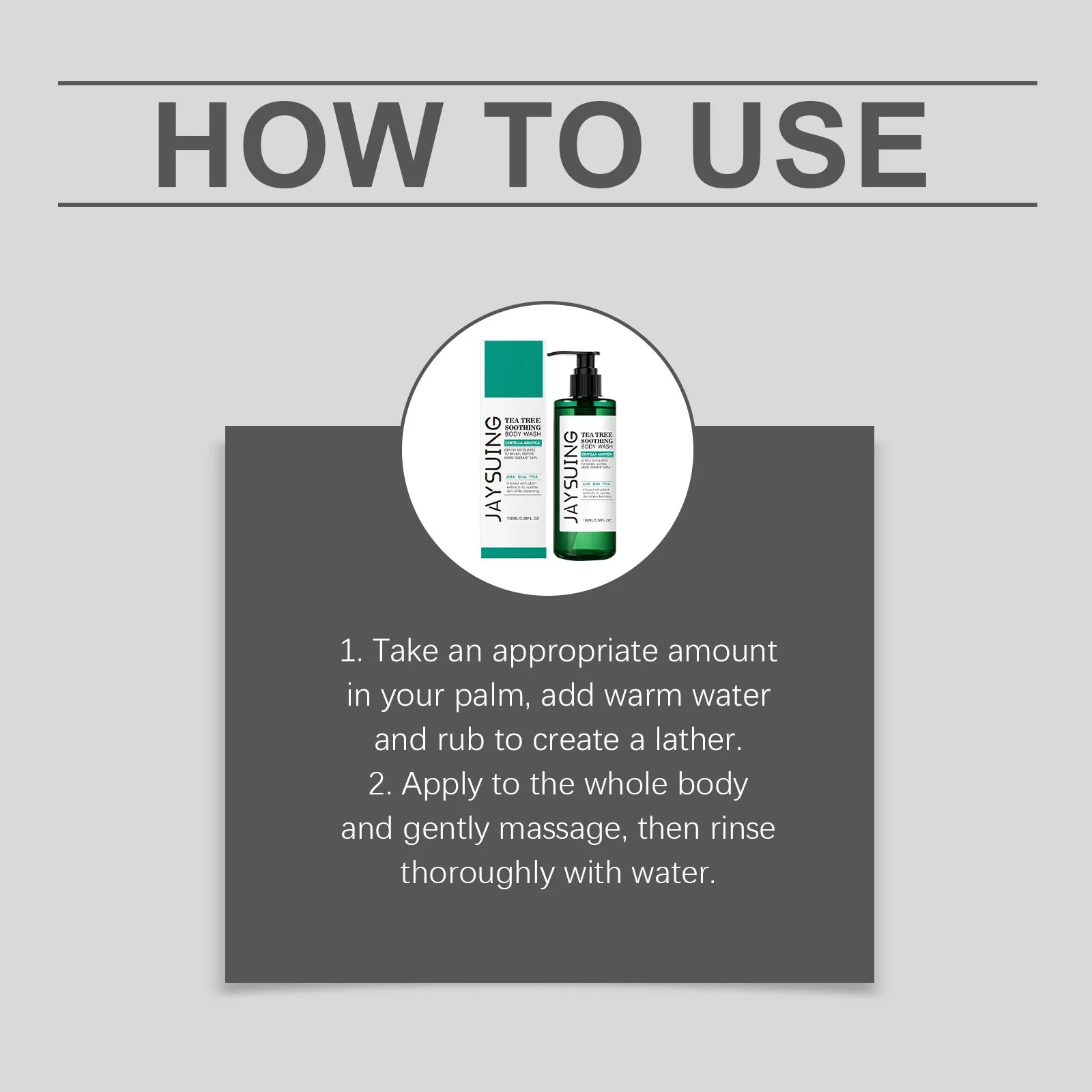 Tea Tree Shower Gel – Deep Cleanse, Acne & Odor Control Tea Tree Body Wash Oasis Select