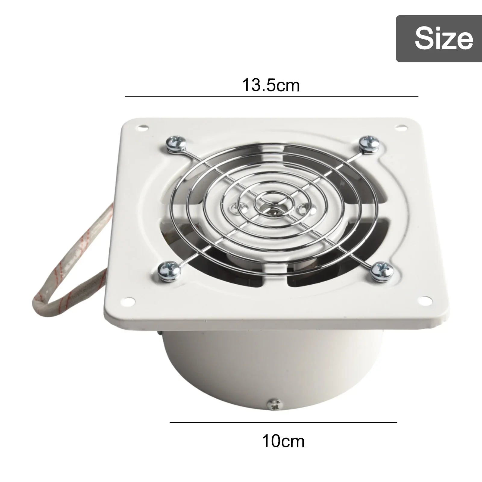 4In Bathroom Ventilation Fan Air Vent Exhaust Fan Toilet Bath Kitchen 25W Home BATHROOM Supplies Replacement Accessories Oasis Select
