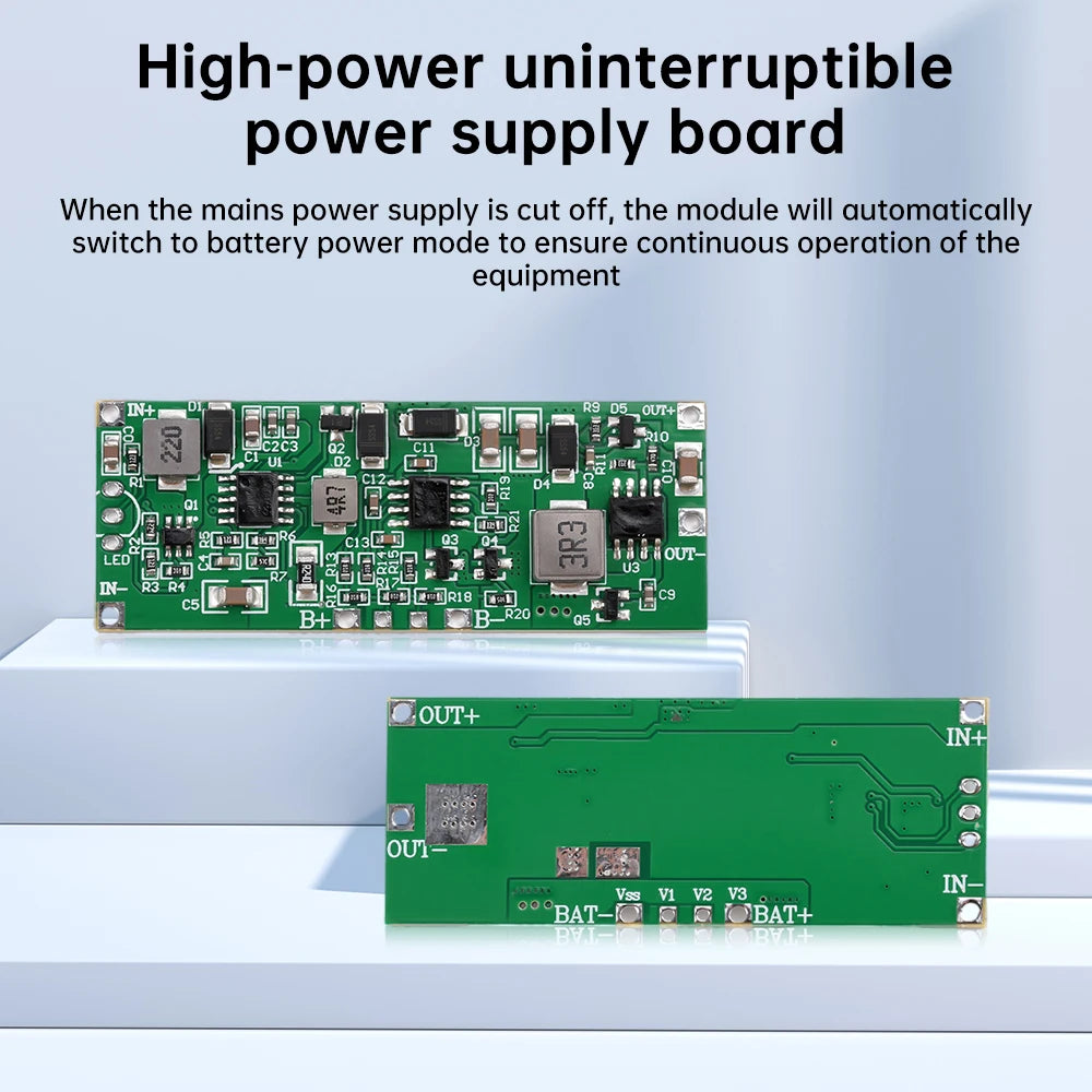 DC 12V 3A 24W 36W 3S Lithium Battery Pack UPS Module Charging Discharging Automatic Switching Uninterruptible Power Supply Board Oasis Select