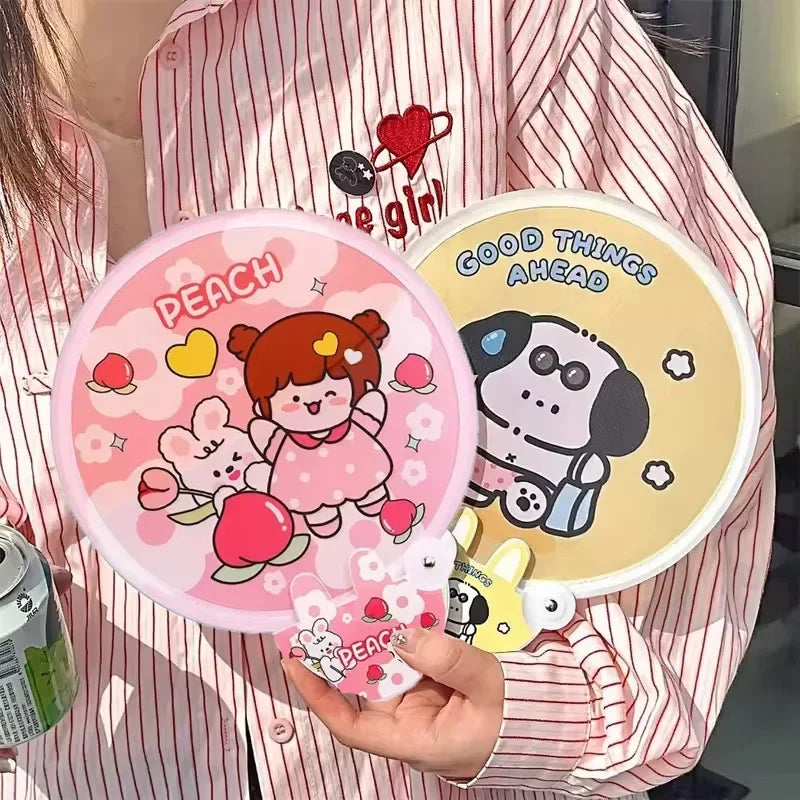 1-20PCS Mini Handheld Folding Fan with Handle Cute Portable Chinese Style Summer Cooling Gift for Travel Outdoor Party Essential Oasis Select