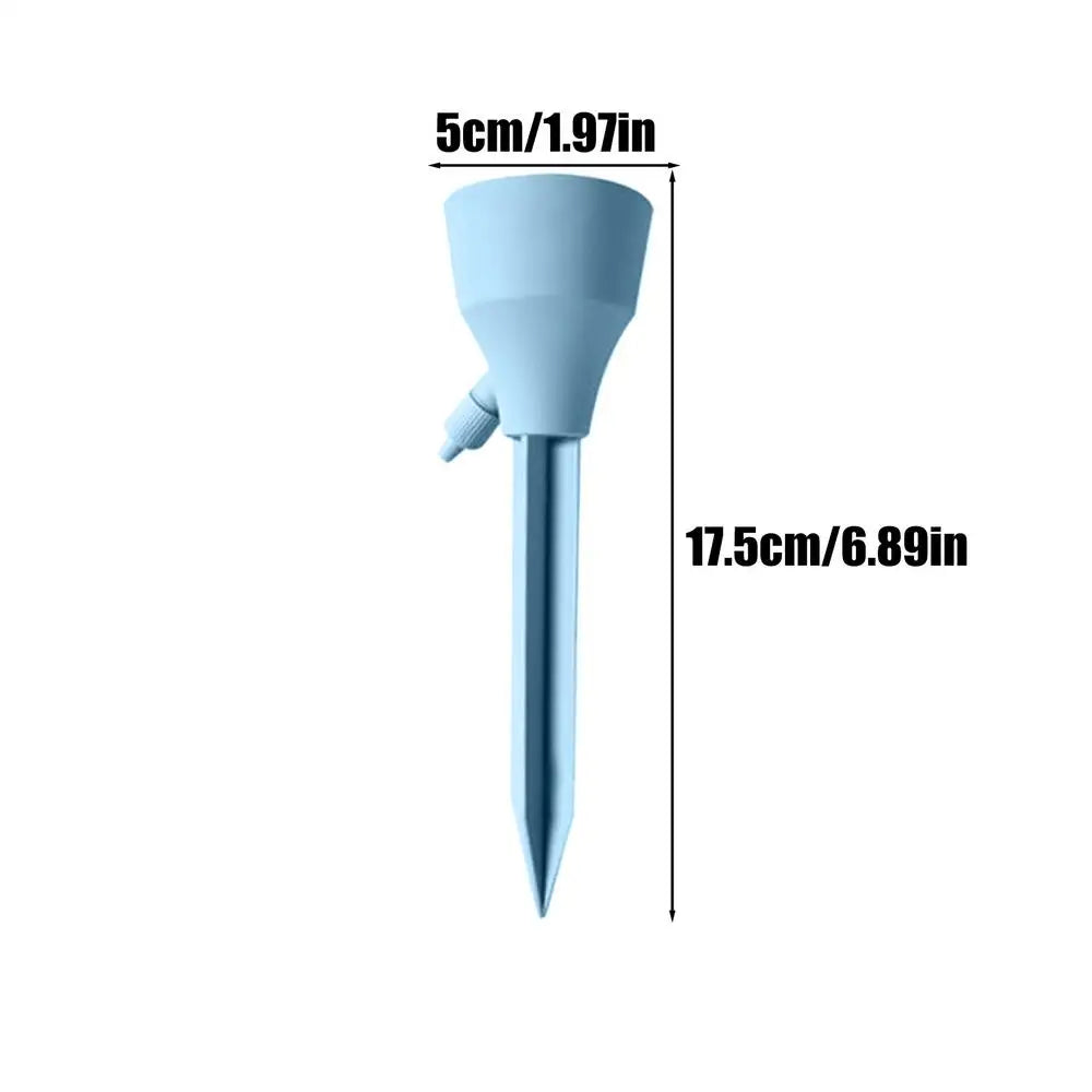 Watering Spikes 3Pcs Adjustable Drip Irrigation System Automatic Self Watering Spikes For Plants Indoor Outdoor Potted Plants Oasis Select Blue 3Pcs