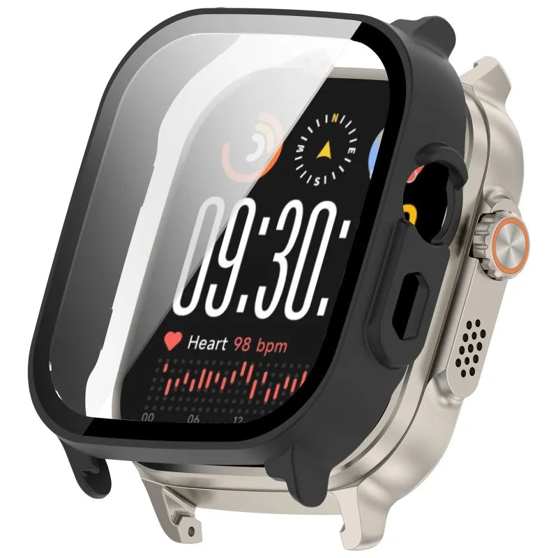 Hard PC + Tempered Glass Case for Realme Watch 5 Full Cover Smartwatch Case Oasis Select
