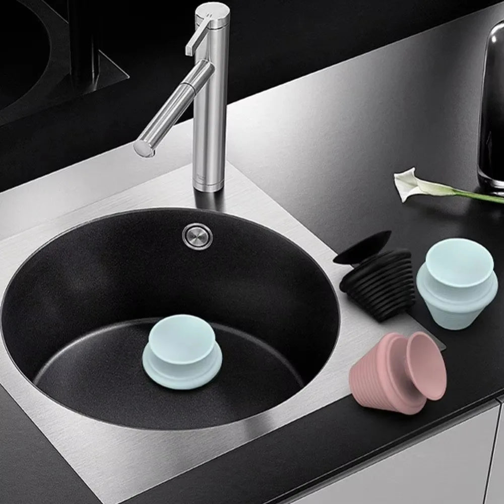 Silicone Tub Stopper Leakage-proof Universal Bathtub Drain Plug Bathroom Accessorie Anti-Clogging Drain Stopper Bathroom Bathtub Oasis Select