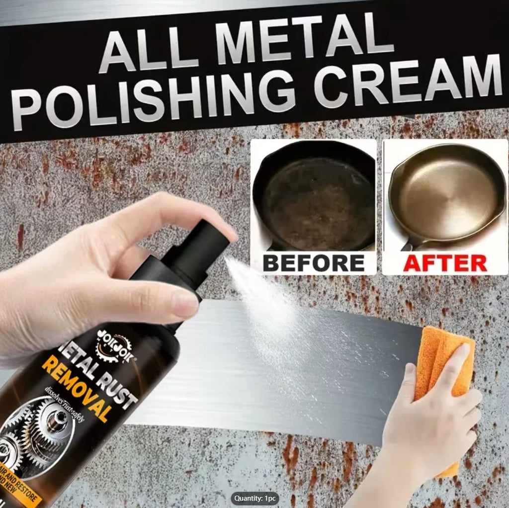Metal Rust Remover Spray with Towel – Car & Home Use Rust Remover Spray Oasis Select