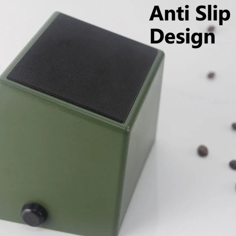 Coffee Knock Box Espresso Grounds Container Dump Bin Bucket Anti Slip Powder Beveled Residue Professional Use Coffee Waste Bar Oasis Select