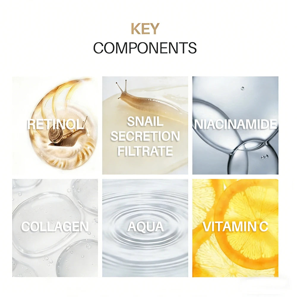 SUYARUN Anti-Aging Collagen Cream & Serum Set - Moisturizing, Wrinkle Reduction, Firming, Brightening - Free Shipping. Oasis Select