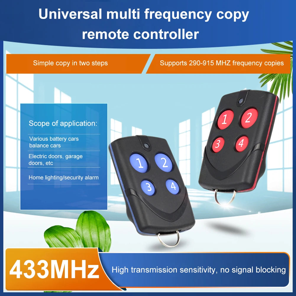 Self-Copying Remote-Control Automatic Frequency Search Clone Function Transmitter Multi for Regardless of Frequency 260-868MHz Oasis Select