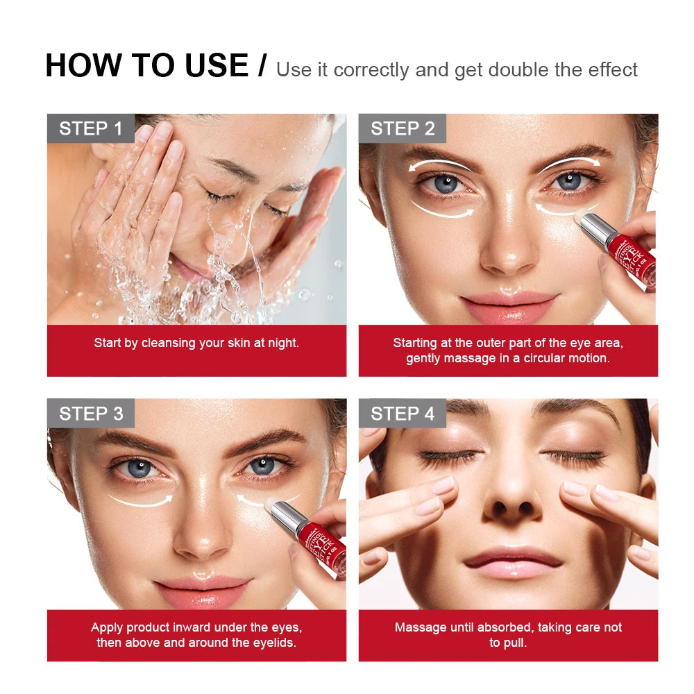Retinol Eye Cream Lightening Dark Circles Firming Skin Instant Eye Repair Serum Stick for women Women Eyes Care Oasis Select