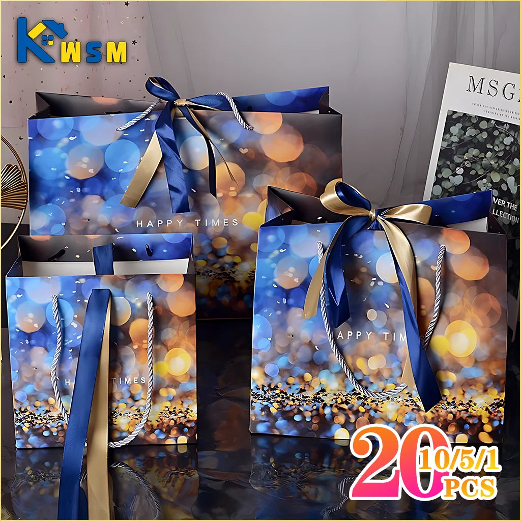 20PCS Happy Hour Gift Bags Shopping Tote Bags Candy Packaging Bags Simple Pick A Star for You Gift Bags Birthday Holiday Gift Ba Oasis Select