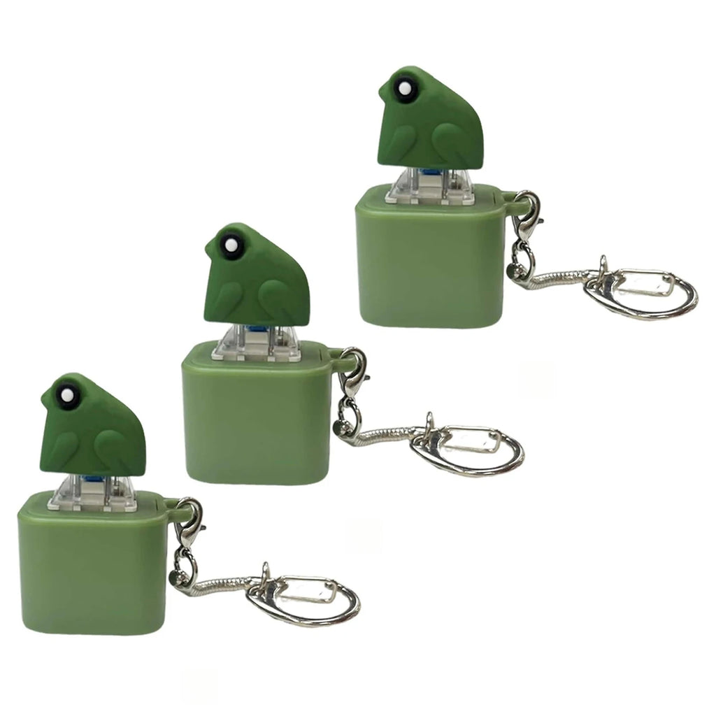 Frog Croaking Fidget Keychain | LED Lights & USB Rechargeable