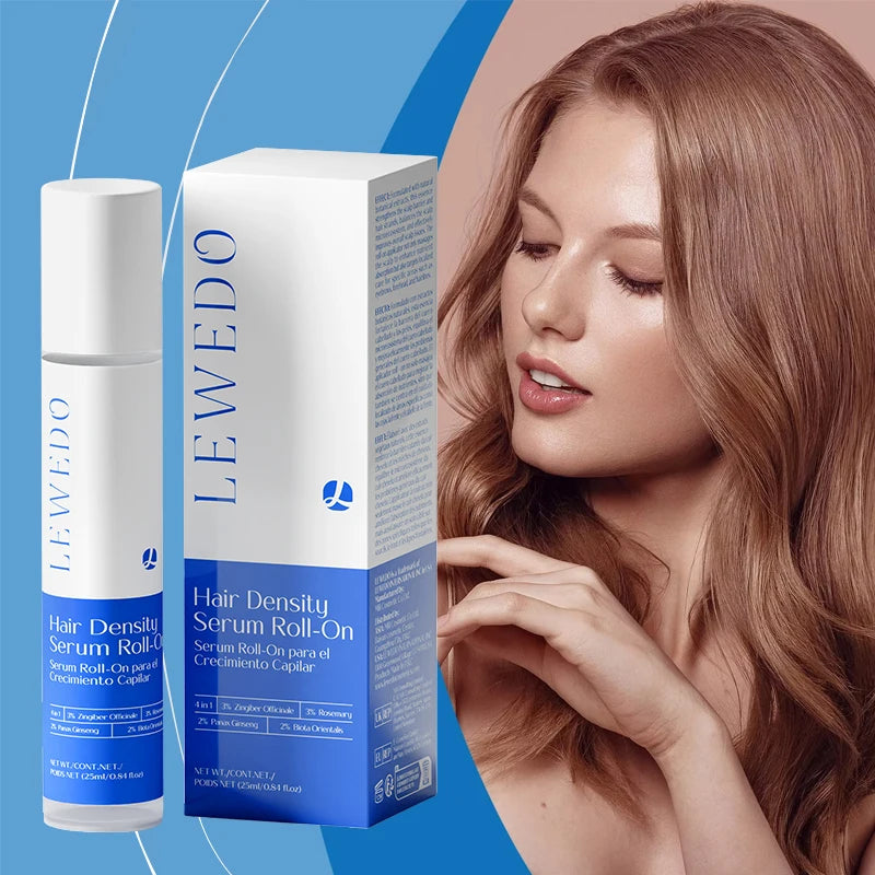 LEWEDO Rosemary Roll-On Hair Serum – Anti-Frizz & Oil Control