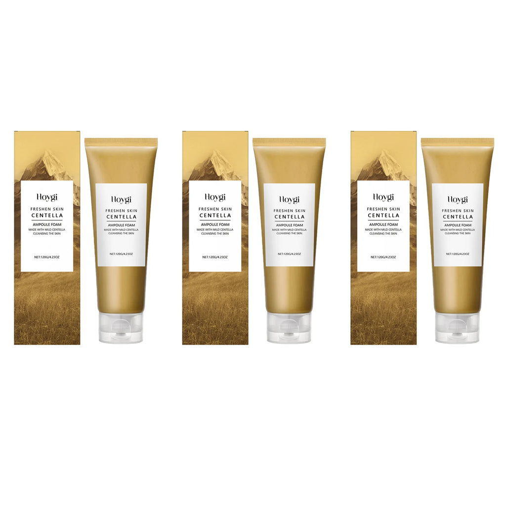 Hoygi Centella Facial Cleanser – Deep Foam, Oil Control 120g Foaming Facial Cleanser Oasis Select 3 x 120g Boxed
