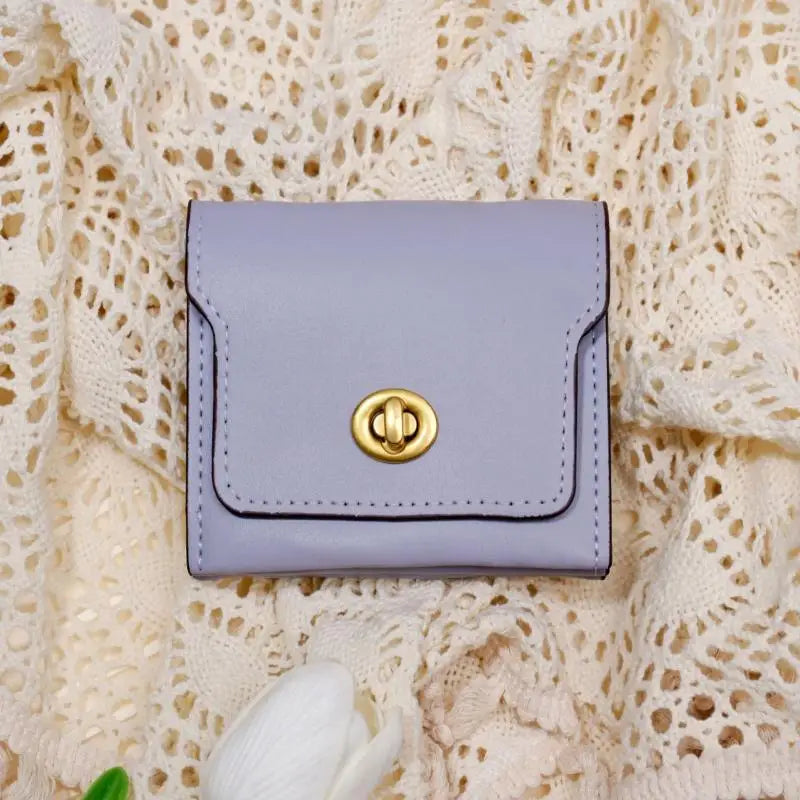 Women's PU Leather Short Wallet – Multi-Card Hasp Coin Purse