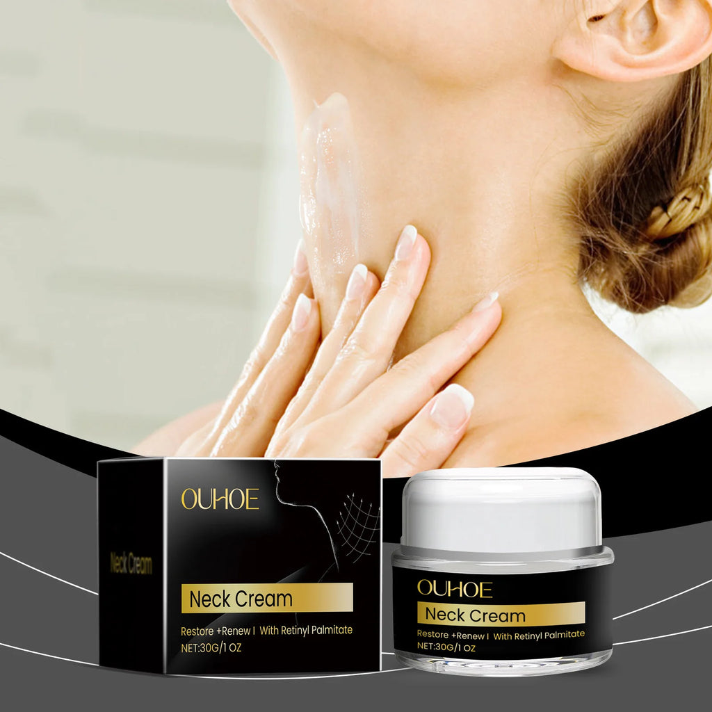 Firming Neck Cream Tightening Lift Double Chin Sagging Reduce Fine Lines Necklines Shaping Brightening Beauty Korean Skin Care Oasis Select