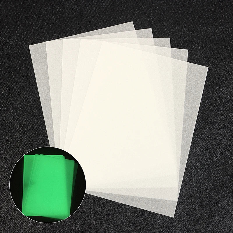 5Pcs Shrink Plastic Sheets Fun Thermal Heat Shrink Film Translucent Sheets Blank Shrink Art Film Paper For DIY 14.5x20cm Oasis Select B