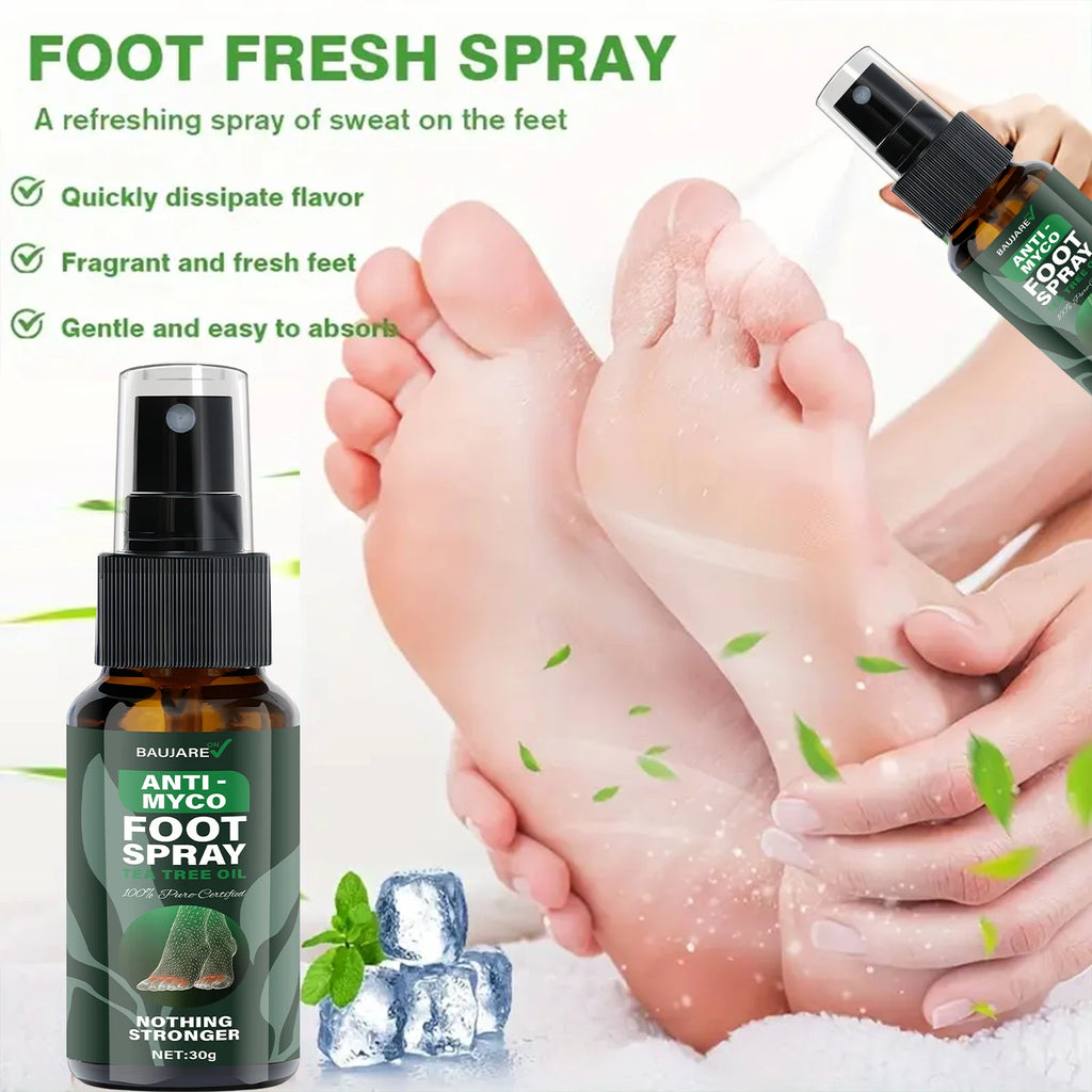 Anti-Fungal Foot Spray with Tea Tree Oil – Moisturizing Formula Foot Care Spray Oasis Select
