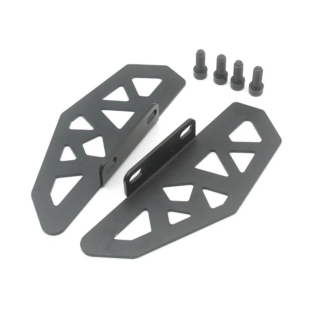 Black Steel Rear Pedal Pegs For Niu For G30 UQ U2 Electric Bike Foot Rest Accessories 19x7cm Oasis Select 1 pair