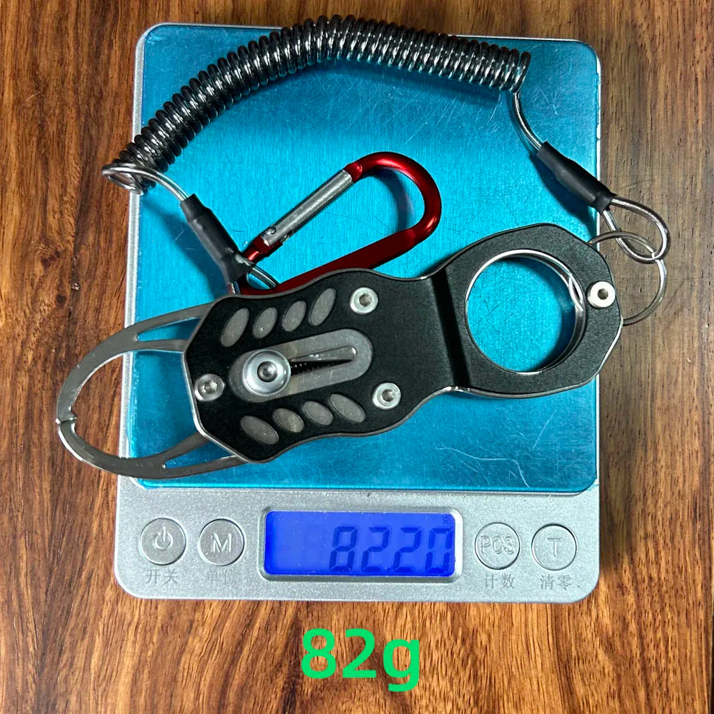 Rust Proof 304Stainless Steel Fish Grip Portable Lock Fishing Tackle Lip Clip Tool FishController Portable Professional Oasis Select
