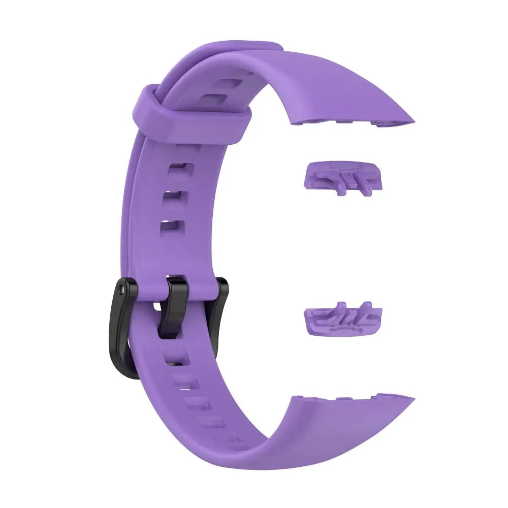 Silicone Replacement Band for Huawei Honor Band 6 – Soft Strap Watch Band Strap Oasis Select Purple