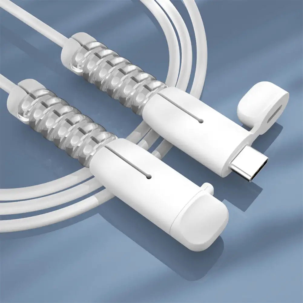 Silicone Type-C Cable Protector & Wire Winder | Multicolor Cable Protector Oasis Select