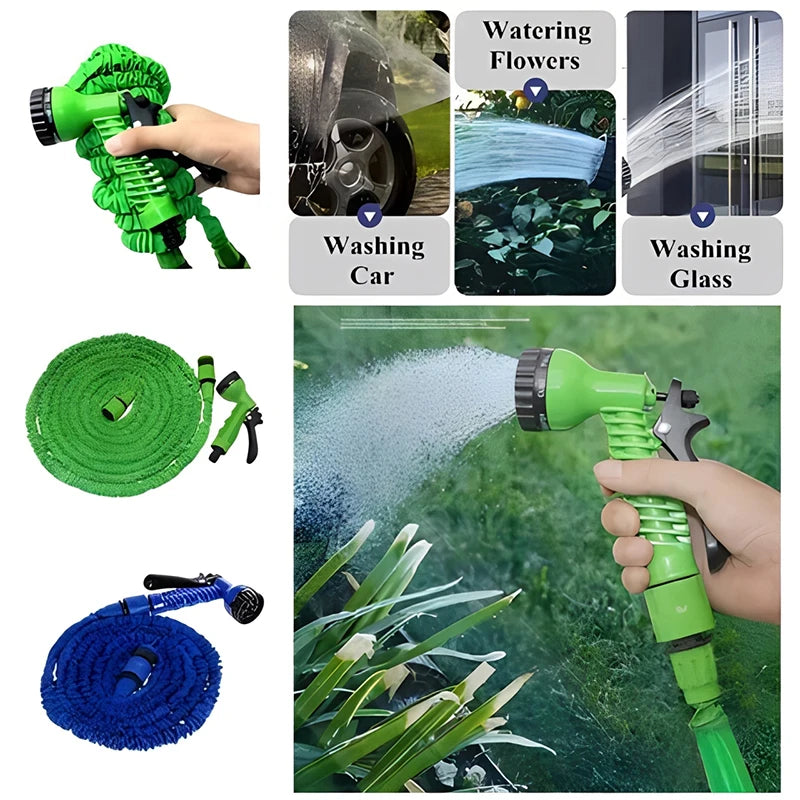 25-75 Ft Household Magic Hose, Flexible Water Spray Hose For Car Washing, Watering Plants, And Gardening. Oasis Select