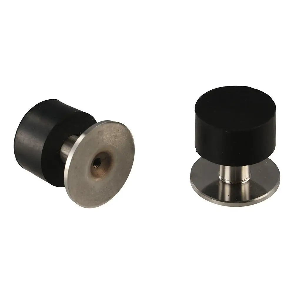 No-Drill Wall Door Stopper & Protector – Stainless Steel Mute