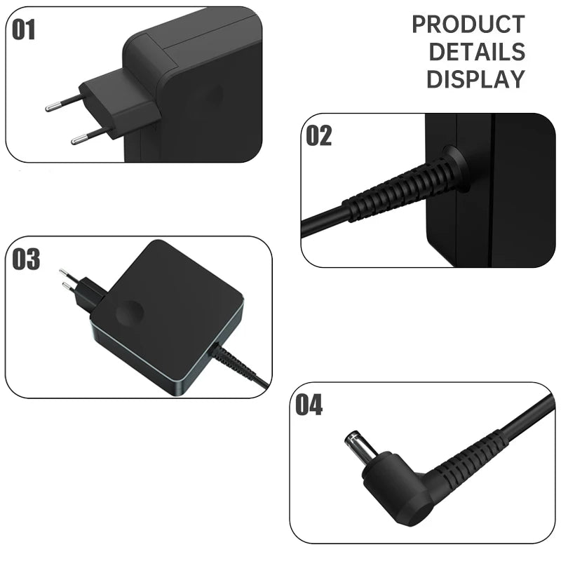 20V 3.25A 4.0*1.7mm Laptop Power Supply Adapters For Lenovo YOGA 710 510-14ISK IDEAPAD 510S-14 XiaoXin 310 65W Laptop Charger Oasis Select