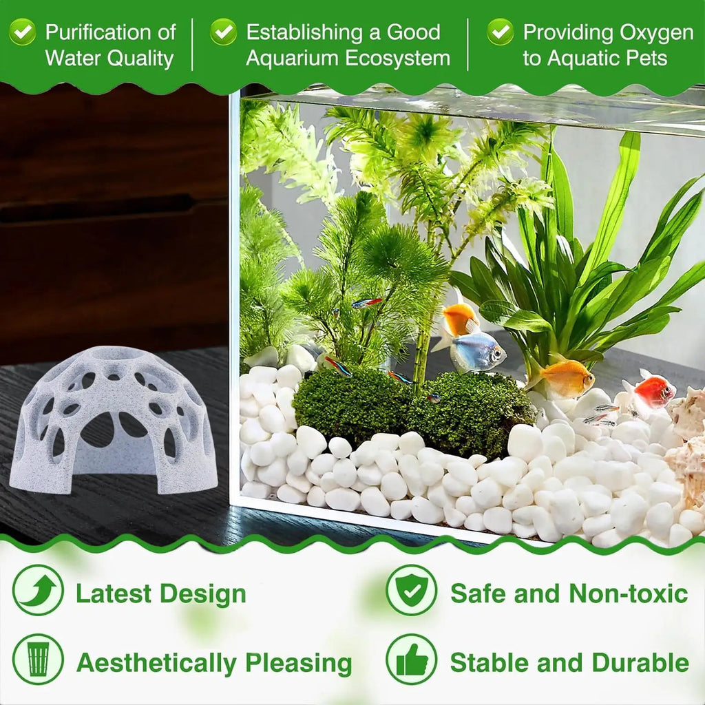 Aquarium Cave Fish Shrimps Shelter House Hides Aquarium Decoration Small Fish Hiding Tools Fish Resting Place Aquarium supplies Oasis Select