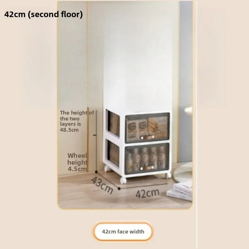 Multi-functional trolley household rack multi-layer removable desk drawer storage cabinet Oasis Select 42cmA