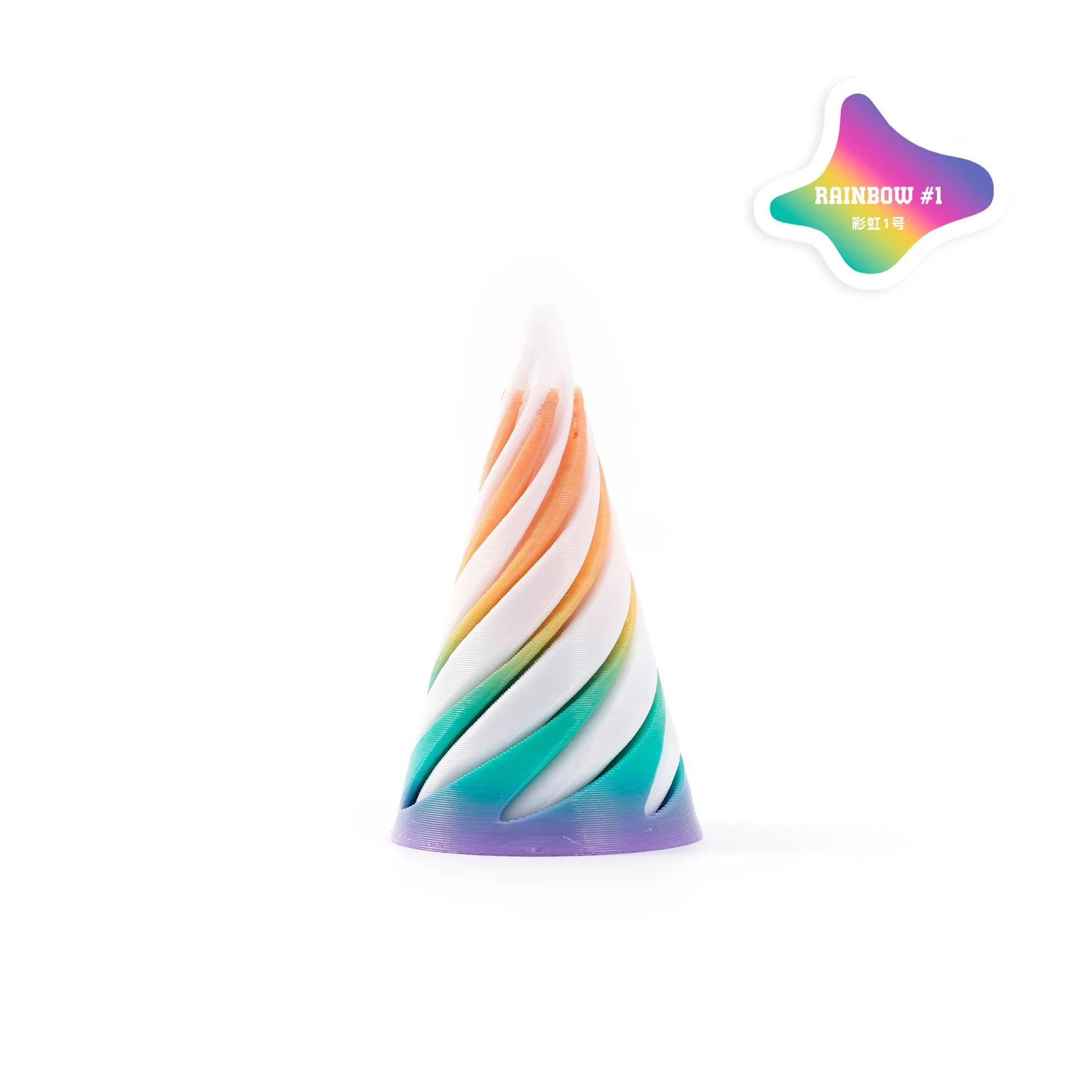 3D Printed Helix Screw Rotating Toys Stress Reducing Tool Pyramid