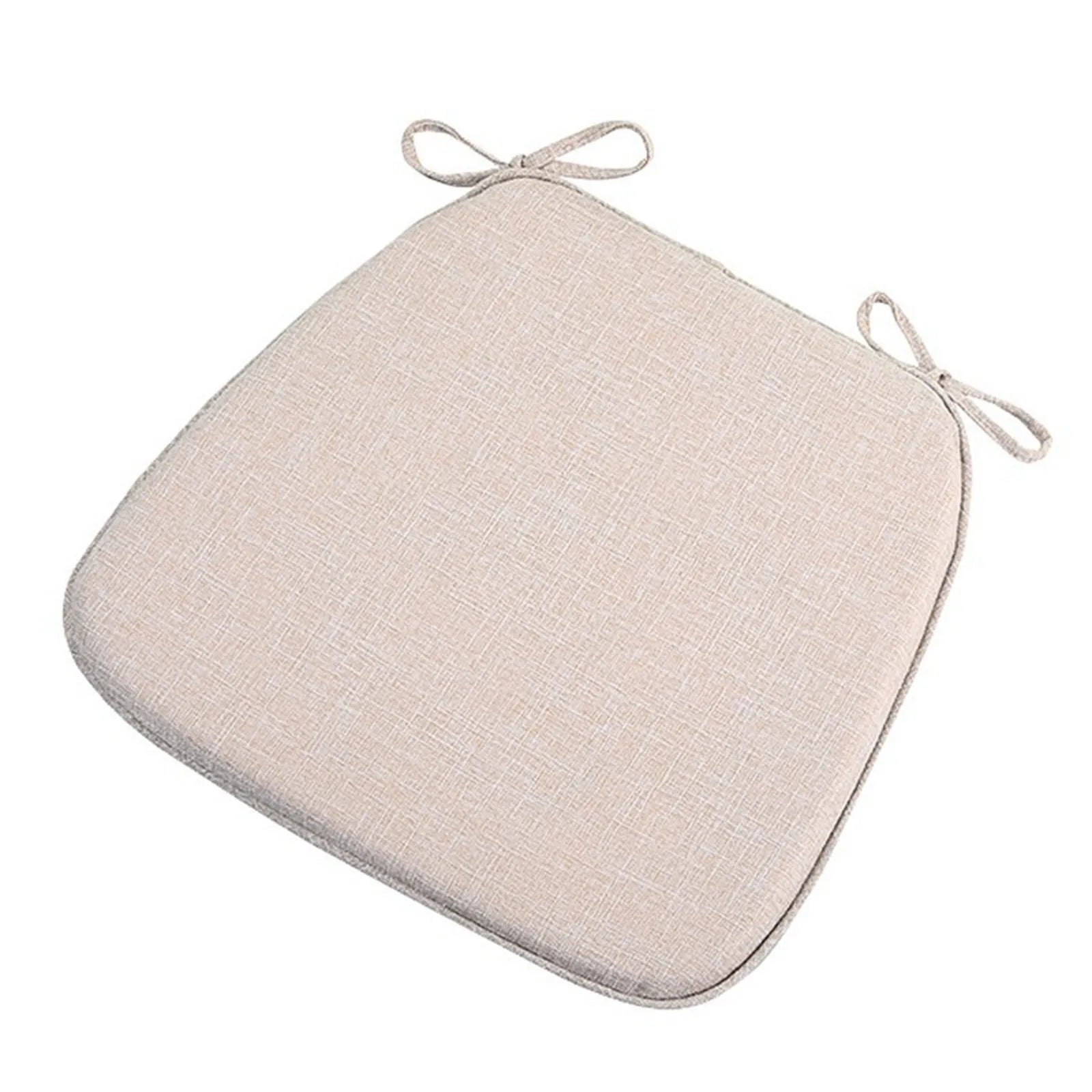 Chair Pads Non-Slip Seat Cushions Soft Chair Pad with Ties Horseshoe Seat Cushion For Dining Room/Office/Hotel/Garden Chairs Oasis Select Beige
