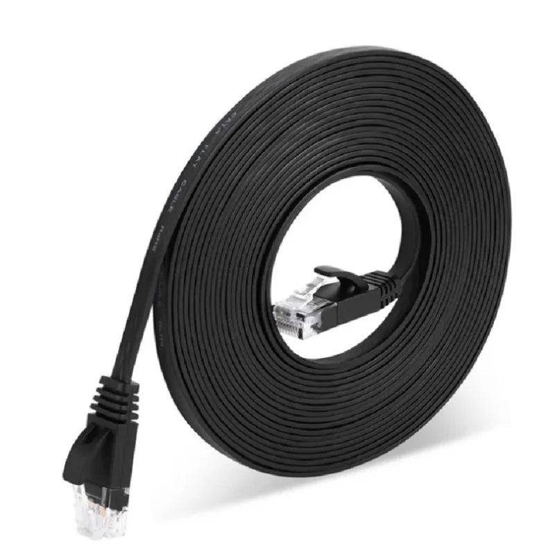 Gigabit Cat6 Ethernet Cable Flat Lan Cord High Speed 1000Mbps cat 6 Network RJ45 Cable for PS5 PC IPTV Xbox Internet Router Oasis Select