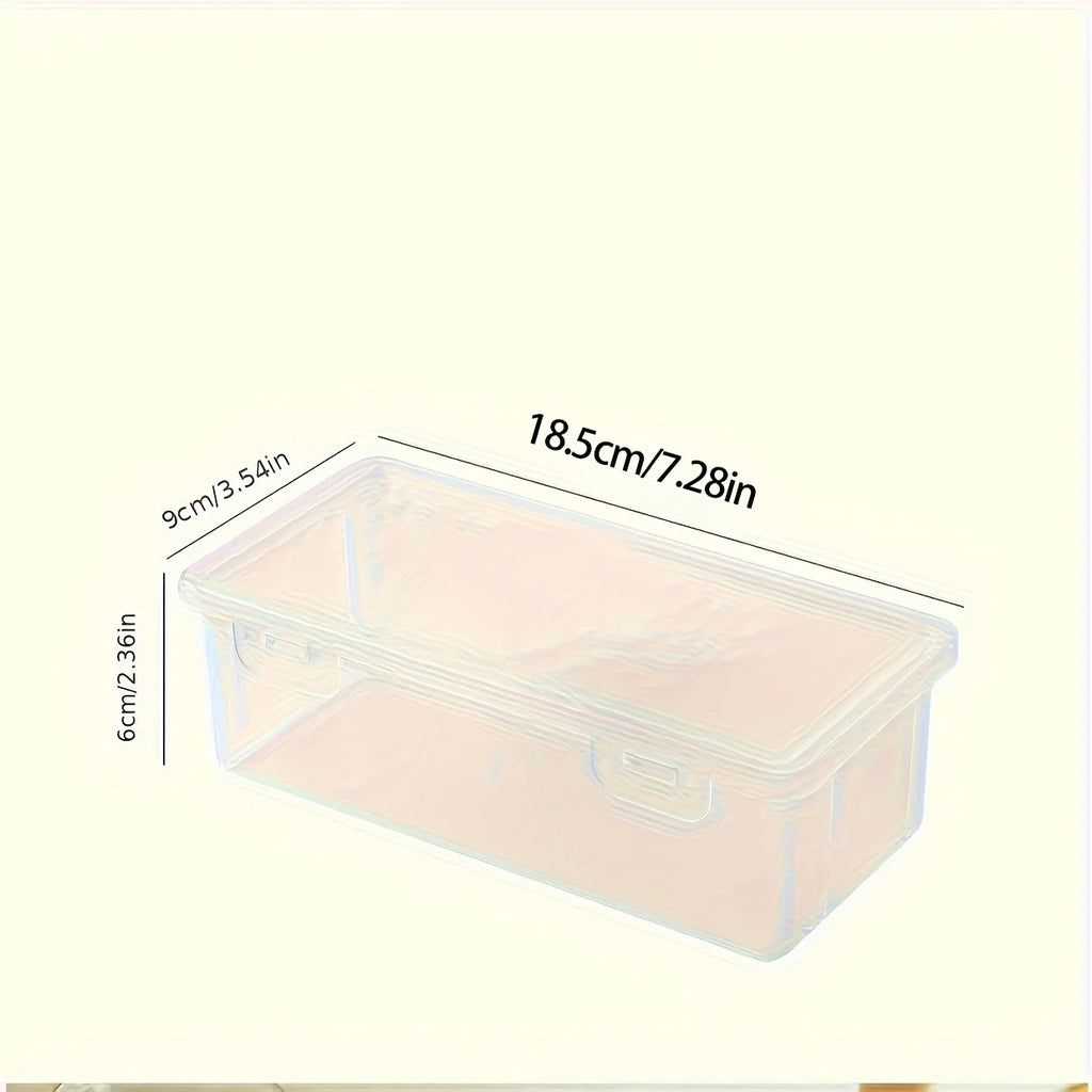 Clear Plastic Storage Boxes with Hinged Lids – 12L, 1–4 Pack