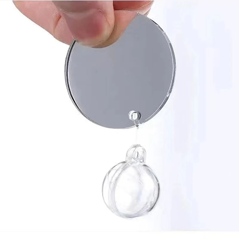 Aquarium Betta Mirror Fish Tank Floating Round Mirror for Fish Betta Flowerhorn Cichlid Training Oasis Select