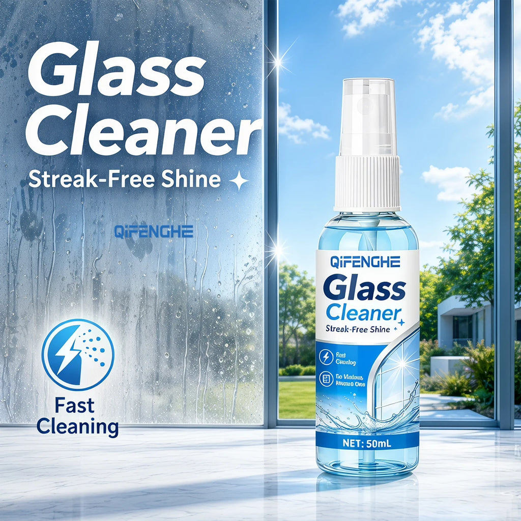 50ml Streak-Free Car Glass Cleaner Spray | Oil Film Remover