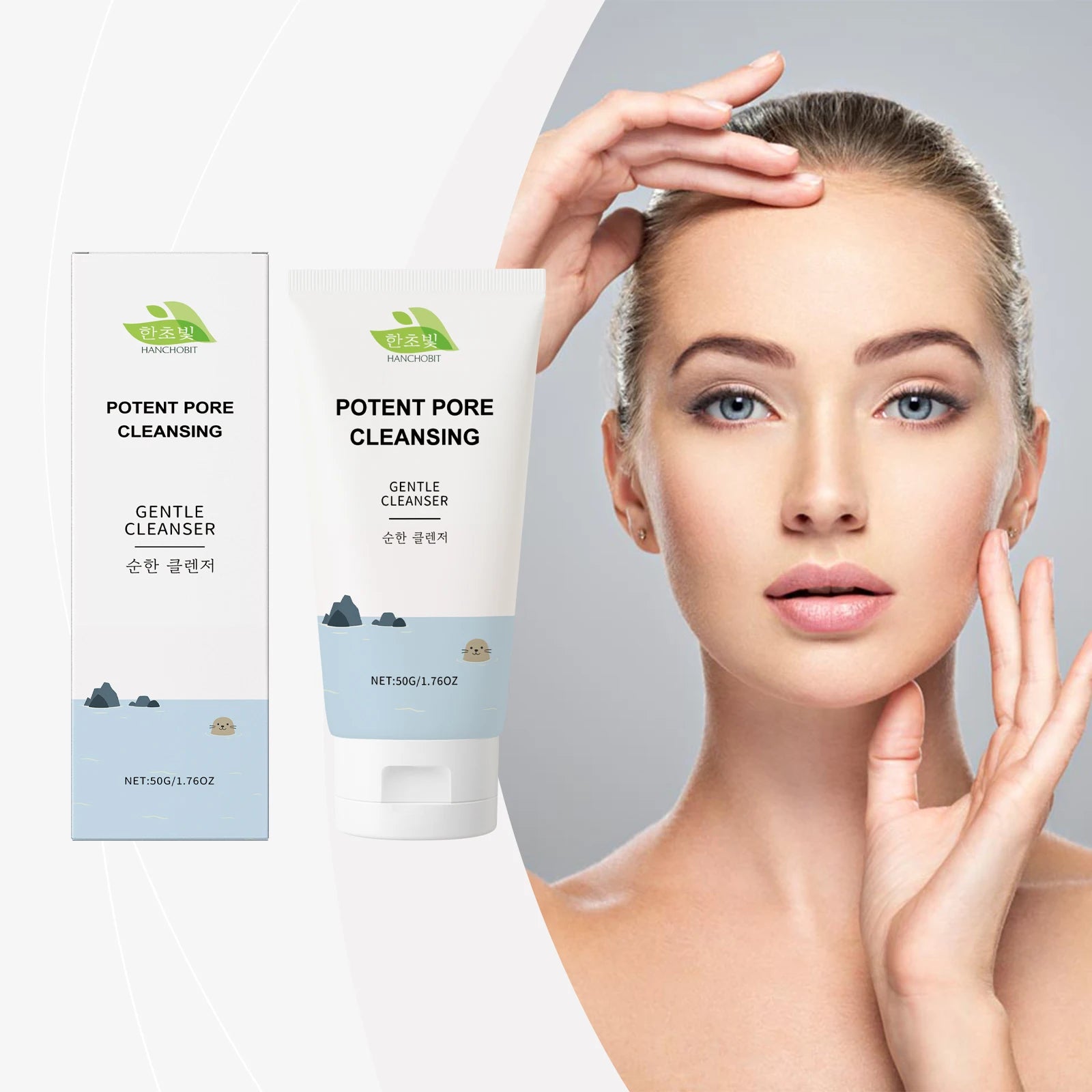 HANCHOBIT Moisturizing Face Cleanser – Hydrating & Pore Refining Facial Cleanser Oasis Select