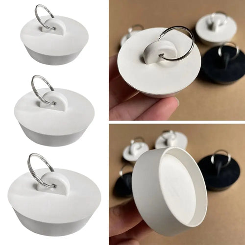 1/3pcs Rubber Bath Tub Sink Water Floor Drain Plug Durable Rubber Drain Stopper Replacement Fittings Oasis Select