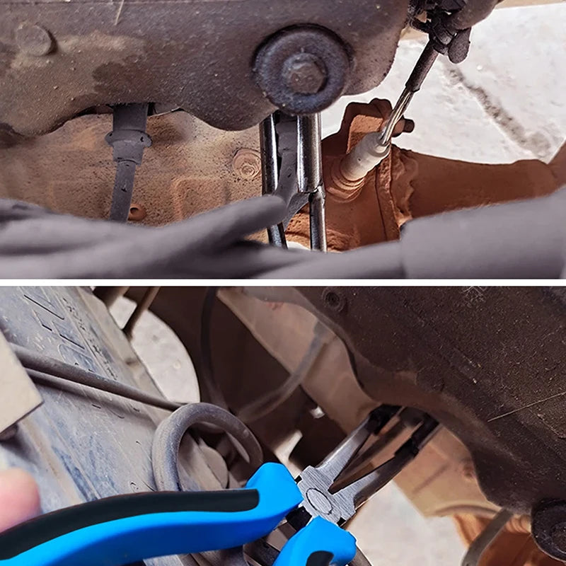 Car Spark Plug Pliers High Voltage Cylinder Cable Removal Tool Carbon Steel Car Spark Plug Wire Removal Pliers Tool For Car Oasis Select