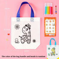 DIY Graffiti Bag & Coloring Markers Handmade Painting Non-Woven Bag for Arts Crafts Color Filling Drawing bag Oasis Select owl